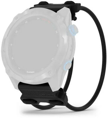 curea din silicon Garmin 26mm Bungee Mount (pentru Garmin Fenix 8/7X/6X (51mm), Tactix și altele), negru, QuickFit, 010-13249-02
