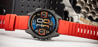 curea din silicon Ricardo 20mm (pentru Garmin Fenix 8/7S/6S (43mm), și altele), roșu, QuickFit