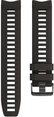Curea de silicon Ricardo 22mm (pro Garmin Instinct), culoarea neagră