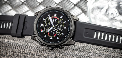 Curea de silicon Ricardo 26mm (pro Garmin Fenix 8/7X/6X (51mm), Tactix aj.), culoarea neagră, QuickFit