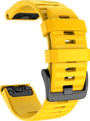 curea din silicon Ricardo Livigno 22mm, Yellow, QuickFit