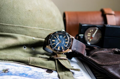 Edox SkyDiver Bronze Date Automatic 80126-brn-buidr Limited Edition 600buc