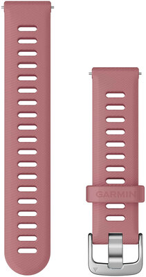 curea din silicon Garmin 18mm (pentru Venu 2S, Vívoactive 4S, Vívomove 3S), roz, Quick Release, 010-11251-3H