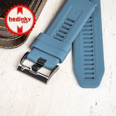 curea din silicon Ricardo San Martino 26mm, Blue, QuickFit
