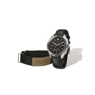 Bulova Lunar Pilot Quartz Chronograph 96B251 Special Edition (+ curea de rezervă)