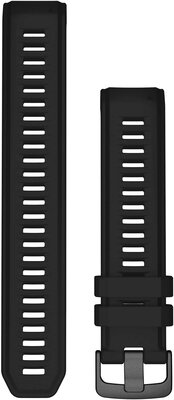 Curea din silicon Garmin 22mm (pentru Instinct 2), neagră V1, 010-13105-06