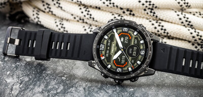 Curea de silicon Ricardo 22mm (pro Garmin Fenix 8/7/6 (47mm), Epix 2 aj.), culoarea neagră V1, QuickFit