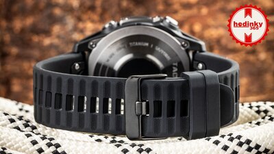 curea din silicon Ricardo Livigno 22mm, Black, QuickFit