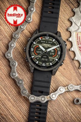 curea din silicon Ricardo Livigno 22mm, Black, QuickFit