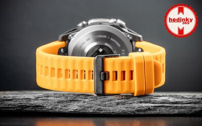 curea din silicon Ricardo Livigno 22mm, Orange, QuickFit