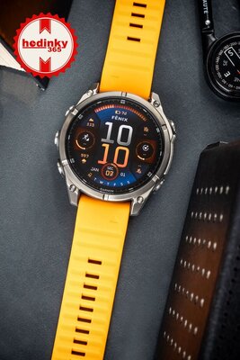 curea din silicon Ricardo Livigno 22mm, Orange, QuickFit