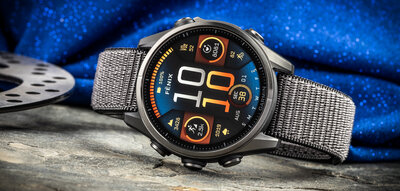 Curea din nylon Ricardo 20mm (pentru Garmin Fenix 8/7S/6S (43mm) și altele), gri, cu trecere