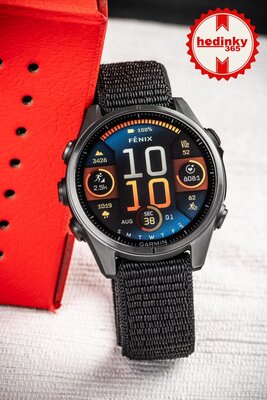 curea din nylon Ricardo Cortina 20mm, Black, trecătoare