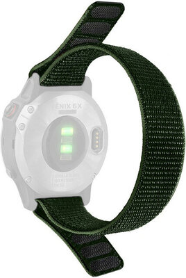 curea din nylon Ricardo Cortina 20mm, Green, prin trecere