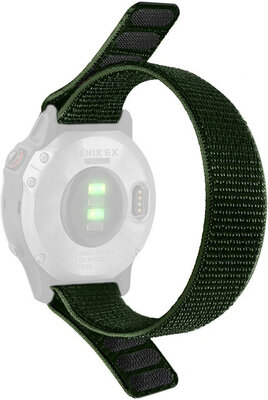 curea din nylon Ricardo Cortina 26mm, Green, prin trecere