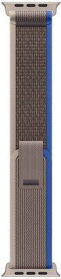 Curea din nylon Apple (pentru Apple Watch 42/44/45/49mm), maro, mărime S/M