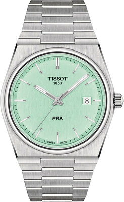 Tissot PRX Quartz T137.410.11.091.01 (în culoarea Tiffany Blue)