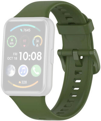 Curea din silicon Ricardo Cime Bianche 20mm (pentru Huawei Watch Fit), Green