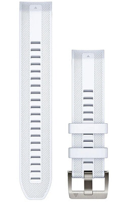 Curea de silicon Garmin 22mm (pro Garmin MARQ 2), culoarea albă