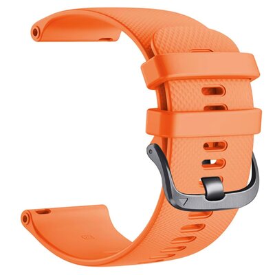 Curea din silicon Ricardo 20mm (pentru Garmin Venu, Venu Sq, Venu Sq 2, Venu 2 plus și altele), portocaliu, Quick Release, lungime prelungită