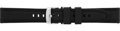 Curea din silicon Morellato Brais 5755187.019 L, negru, Quick Release