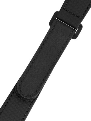 Curea textilă Morellato Grip 5762D83.019 M, culoarea neagră, material reciclat