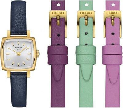 Tissot Lovely Square Summer Set Quartz T058.109.36.031.03 (+3x curea de rezervă)
