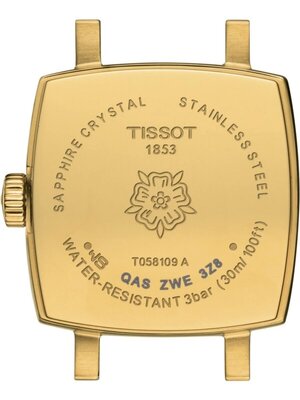 Tissot Lovely Square Summer Set Quartz T058.109.36.031.03 (+ 3x curea de schimb)