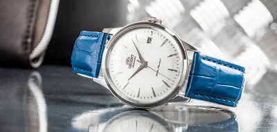 Curea din piele Ricardo Todi, culoarea albastră V1