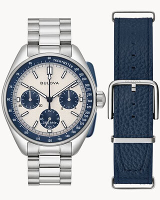 Bulova Lunar Pilot Quartz Chronograph 98K112 (+ curea de schimb)