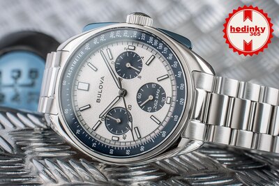 Bulova Lunar Pilot Quartz Chronograph 98K112 (+ curea de schimb)