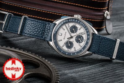 Bulova Lunar Pilot Quartz Chronograph 98K112 (+ curea de schimb)