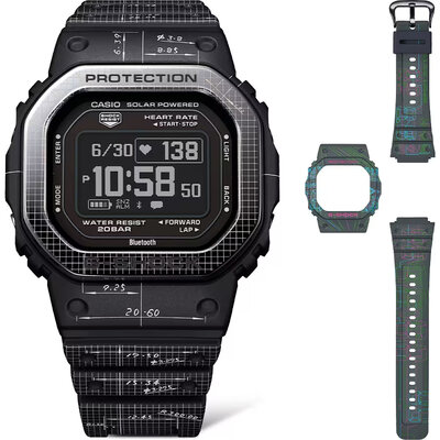 Casio G-Shock G-Squad DW-H5600EX-1ER (+ 2x curea de schimb)