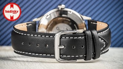 curea din piele Ricardo Chieti, negru V3