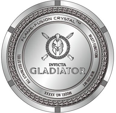 Invicta Gladiator Quartz 43mm 41123 (138 diamante)