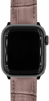 Curea din piele Hirsch Duke L 01028037-1, maro, piele de vițel, lungime L, Quick Release