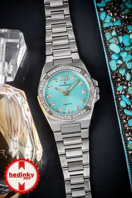 Candino Lady Elegance C4751/2 (în culoarea Tiffany Blue)