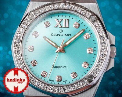 Candino Lady Elegance C4751/2 (în culoarea Tiffany Blue)