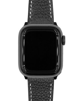 Curea din piele neagră Hirsch Bologna M 01802150-2 (piele de vițel)