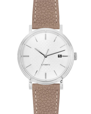 Curea din piele Hirsch Bologna L 01802037-1, maro, piele de vițel, lungime L, Quick Release