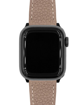 Curea din piele Hirsch Bologna L 01802037-1, maro, piele de vițel, lungime L, Quick Release