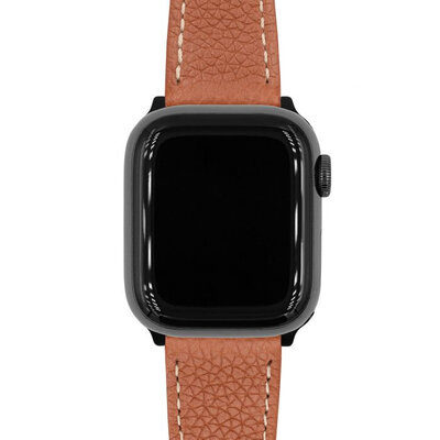 Curea din piele Hirsch Bologna L 01802070-1, maro, piele de vițel, lungime L, Quick Release