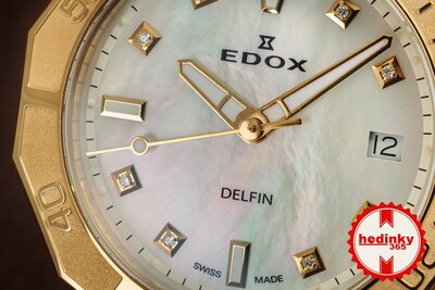 Edox Diver Date Lady Quartz 53020-37jm-nadd