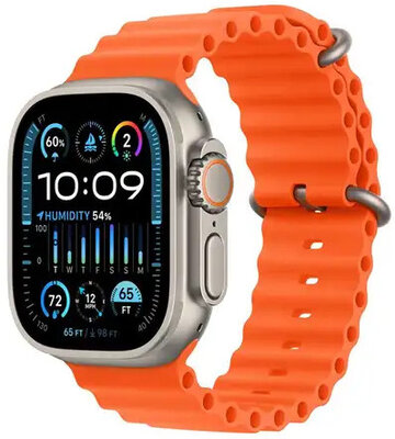 Apple Watch 49mm Orange Ocean Band