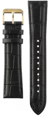 Curea din piele Orient UL002012K0 21mm (pentru model RA-AC00), negru