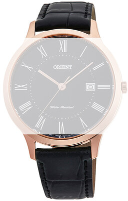 curea din piele Orient UL00E011P0 18mm (pentru model RF-QD00), negru