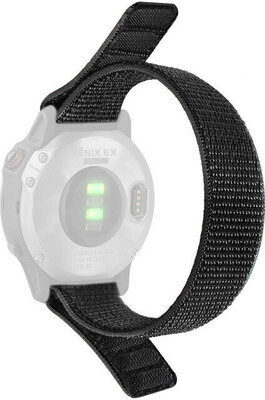curea din nylon Ricardo Cortina 26mm, Black, trecătoare