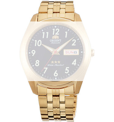 Brățară din oțel inoxidabil Orient KDFJLAA 20mm (pentru model RA-AB00), auriu