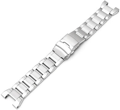 brățară din oțel inoxidabil Ricardo Robbio (pentru Casio G-Shock G-Steel GST), argintiu