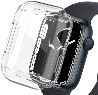 Husă de protecție (pentru Apple Watch 44mm), din silicon, transparentă
